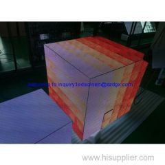 LED box six sides with full color LED lamp indoor p5 with CE RoHS certificate