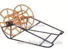 Fast Recovering and Releasing Cable Transmission Line Stringing Tools / Wire Reel Stand