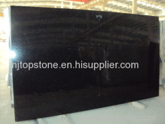 China Cheap Absolute Black Granite Black Granite Tile