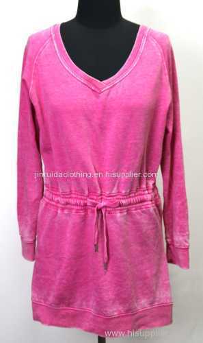 Lady's autumn knit drees