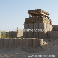 75x75 Flood control Security and Defence Military Sand Wall Hesco Barrier