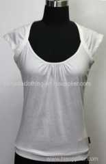 ROUND NECK KNIT SHIRT(LADIES)