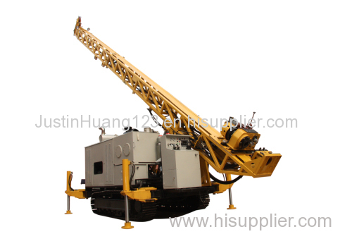 Track type full hydraulic core drilling rig