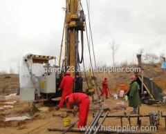 Track type full hydraulic core drilling rig