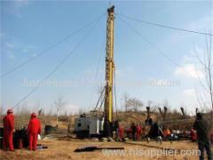 Track type full hydraulic core drilling rig