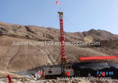 Track type full hydraulic core drilling rig