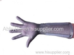 stainless steel ring mesh gloves/stainless steel glove/butcher gloves
