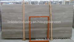 Grey Wood Vein Marble Slab Tile