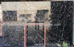 Natural Black Marquina Marble Slab Tile