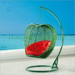 Outdoor colorful rattan wicker hammock supplier