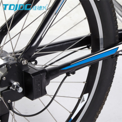 Blue Type 26 Inch City Leisure Bike Shaft Drive Bicycle With Adjustable Seat Aluminium Alloy High-Precision Transmission