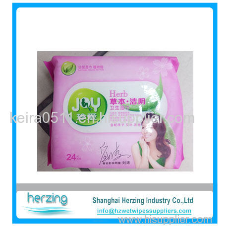 10ct Wrap Pack Easy Use Feminine Intimate Wipes