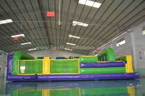 High quality commercial Element Radical Run inflatable Obstacle Course