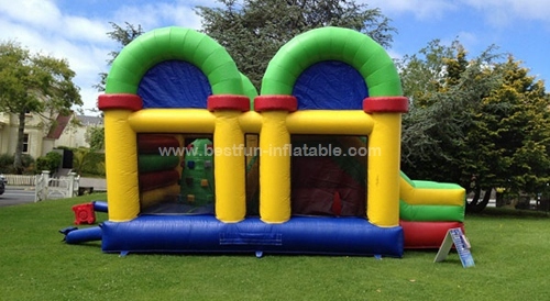 Inflatable Bouncer Splayed Indoor Playground Inflatable Combos Obstacle Course