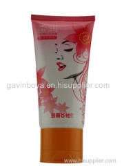 flat large cosmetic tube for facial cream