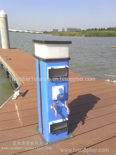 power pedestal;dock power pedestal