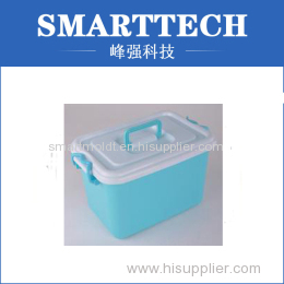 White And Blue Color Plastic Big Box Mould