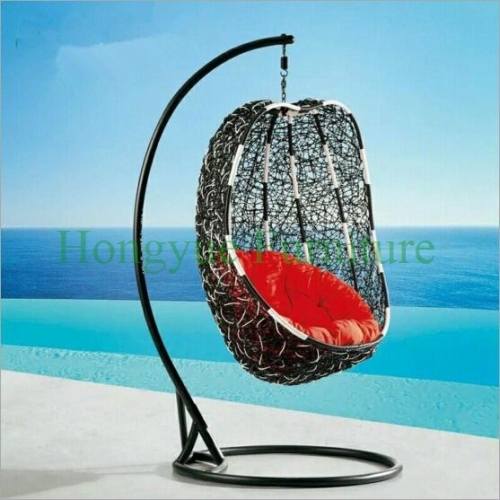 Rattan hanging chair wicker hammock for outdoor use