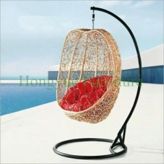 Rattan hanging chair wicker hammock for outdoor use