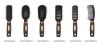 Black color Mini Plastic Professional Hair Brush