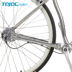 Subvertion Style TDJDC #304 Stainless Steel 700C Chainless Shaft Drive Road Bicycle With SHIMANO Inner 3-Speed