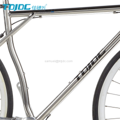 Subvertion Style TDJDC #304 Stainless Steel 700C Chainless Shaft Drive Road Bicycle With SHIMANO Inner 3-Speed