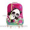 Double Shoulder Girls School Bags With Wheels Water Resistance
