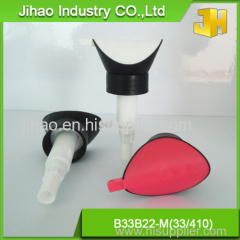Cosmetic bottle plastic pump 33/410 with unique style