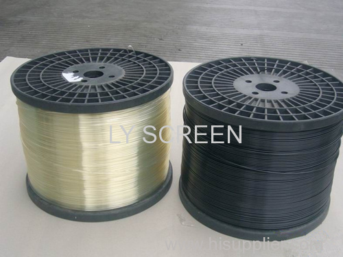 Plastic steel supporting wire for shade screen