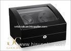 Ebonywood Dual Watch Winder Box / Winding Automatic Watch Black