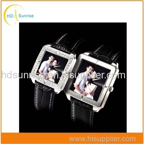 custom luxury stain less steel couple watches lover watches