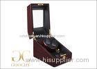 Ebony Single Watch Winder Battery Powered For Fathers Day Gifts