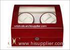 Cherry Wood Watch Winder Battery Operated / Watch Winder And Storage Box