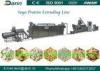 Textured / fiber vegetarian snack food extruder process line