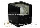 Small Ivory Leather Single Automatic Watch Winders Black For Men
