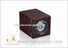 Brown Module Battery Powered Automatic Watch Winders For Gift Box