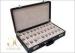 30 Slot Watch Box / Leather Watch Storage Case With Code Lock And Handle