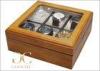 6 Watch Display Case / Solid Wooden Watch Display Case With Hinged