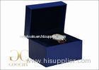 Plastic Mens Watch Storage Case / Jewellery And Watch Box In Blue