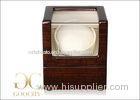 Cream Inside Automatic Watch Winders / Wooden Watch Winder Box