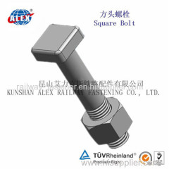 Railroad Bolt for Fastening System