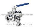 DIA-2CF AISI-304 / AISI-316L Food Grade Butterfly Valve / 1'' Cavity Filled Ball Valves
