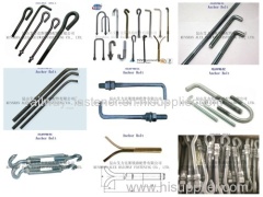 High Quality Special Fastener Cutomized Anchor Bolt for Rail Road