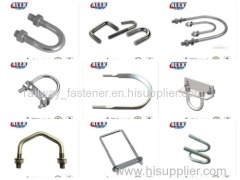 Power Special Fasteners Bolt with Nut and Washer Zinc Plated