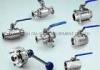 400G Mirror Polishing SS Sanitary Ball Valve 2 Piece For Beverage Industry