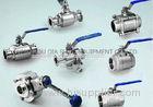 400G Mirror Polishing SS Sanitary Ball Valve 2 Piece For Beverage Industry