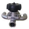 U Type SUS316L Sanitary Diaphragm Valve Three - Way With Clamp End