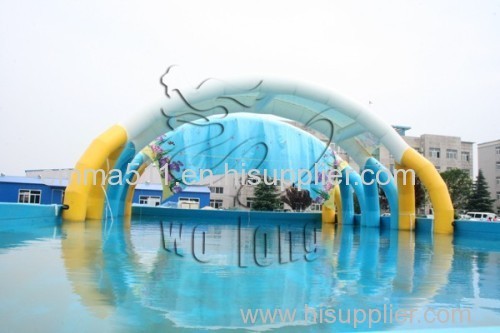 Steel Frame Pool with tent