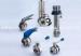 T-304 & T-316L Sanitary Butterfly Valves with Clamp End / Thread End