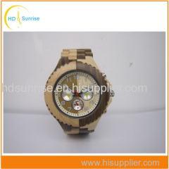 High Quality Fashion Quartz Bamboo Watch Mens Brand Custom Logo We Wood Wrist Watch